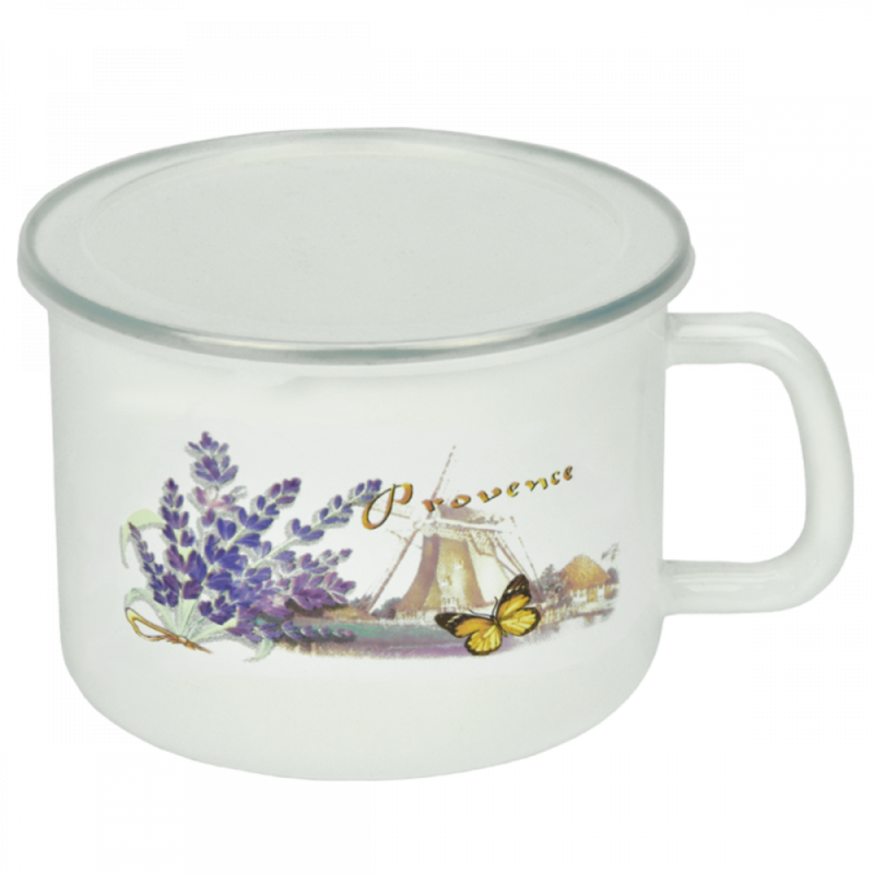 KUBEK EMALIOWANY 16CM MŁYN  FLD-CX0144***