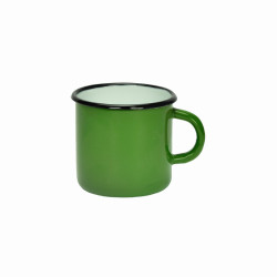 KUBEK EMALIOWANY ZIELONY 400ML PR-0103 ***