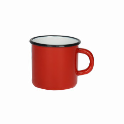 KUBEK EMALIOWANY CZERWONY 400ML PR-0103