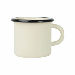 KUBEK EMALIOWANY JASNY BEŻ 400ML PR-0103