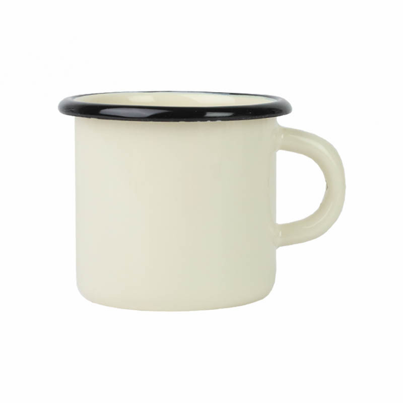 KUBEK EMALIOWANY JASNY BEŻ 400ML PR-0103