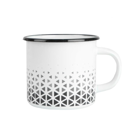 KUBEK EMALIOWANY GEOMETRIA  1L PR-0107 ***