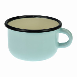 KUBEK EMALIOWANY TURKUSOWY 250ML PR-0102 ***