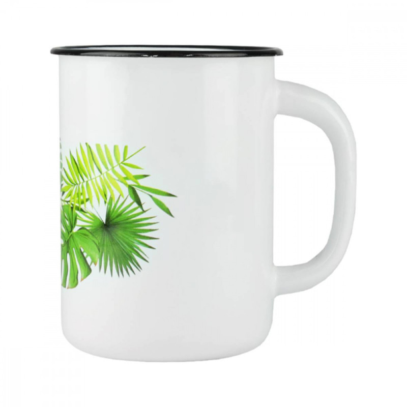 KUBEK EMALIOWANY MONSTERA 1,5L PR-0108  ***