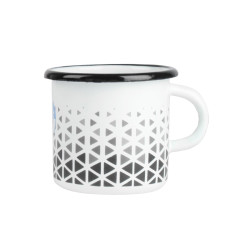 KUBEK EMALIOWANY GEOMETRIA 400ML PR-0103
