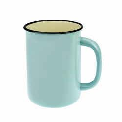 KUBEK EMALIOWANY TURKUSOWY 1,5L PR-0108 ***