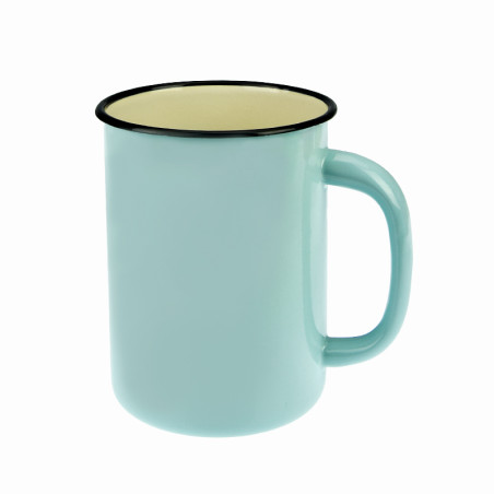 KUBEK EMALIOWANY TURKUSOWY 1,5L PR-0108 ***