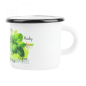 KUBEK EMALIOWANY ZIOŁA 400ML PR-0103 *** KUBEK EMALIOWANY ZIOŁA 400ML PR-0103 ***
