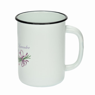 KUBEK EMALIOWANY LAWENDA 1,5L PR-0108 ***