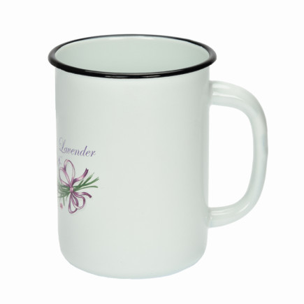 KUBEK EMALIOWANY LAWENDA 1,5L PR-0108 ***