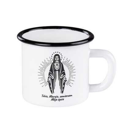 Kubek emaliowany 350ml Maryja