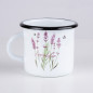 KUBEK EMALIOWANY LAWENDA 400ML 01031/2