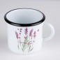 KUBEK EMALIOWANY LAWENDA 400ML 01031/2