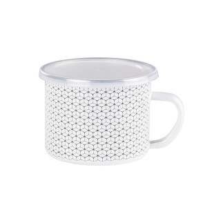 KUBEK EMALIOWANY 10CM PLASTER MIODU 