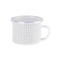 KUBEK EMALIOWANY 10CM PLASTER MIODU KUBEK EMALIOWANY 10CM PLASTER MIODU
