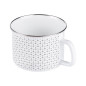 KUBEK EMALIOWANY 12CM PLASTER MIODU 
